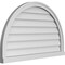 Ekena Millwork Round Top Surface Mount PVC Gable Vent w/ 2"W x 2"P Brickmould Sill Frame, 38"W x 24"H GVPRT38X2403SN - alternate 2
